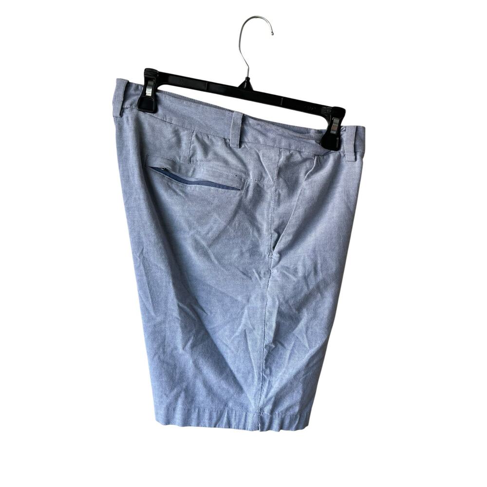 Mens Lululemon Athletica Flat Front Casual Golf Shorts Size 34 Blue